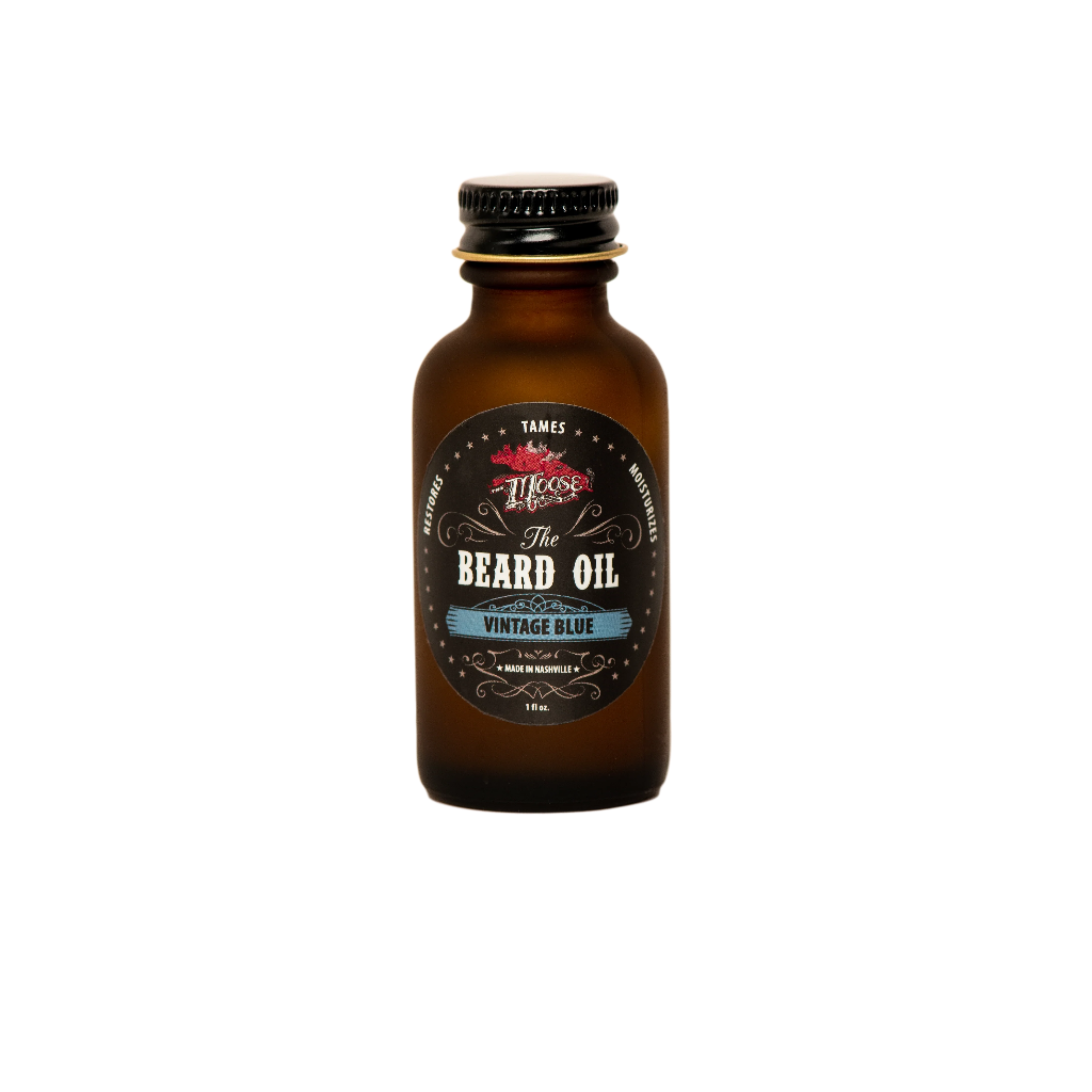 The Moose Beard Oil — Vintage Blue